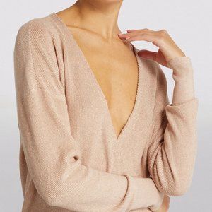 NWT  L'AGENCE Women's Blair Crossover Pullover sweater Medium